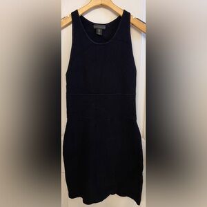 House of Harlow 1960 Black Ribbed Tank Dress